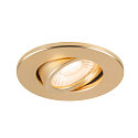 SLV D�ksel UNIVERSAL DOWNLIGHT IP65 rund, svingbar, guld mat