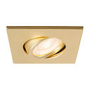 D�ksel UNIVERSAL DOWNLIGHT IP20 firkantet, svingbar, guld mat