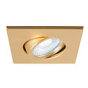 SLV D�ksel UNIVERSAL DOWNLIGHT IP20 firkantet, svingbar, guld mat