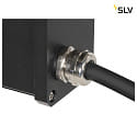 SLV Gulvindbygningslampe DASAR 600 firkantet IP65/IP67, rustfrit stl dmpbar