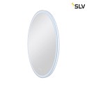 SLV mirror with lighting TRUKKO 80 IP44, transparent dimmable