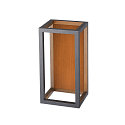 SLV Udend�rs wall luminaire QUADRULO IP55, antracit