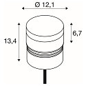 SLV lampehoved M-POL S POLEHEAD IP65, antracit 