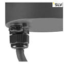 SLV luminaire head M-POL S POLEHEAD IP65, anthracite dimmable