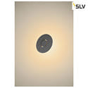 SLV outdoor wall luminaire I-RING IP65, anthracite