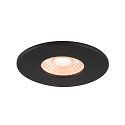 Indbygnings loftlampe UNIVERSAL DOWNLIGHT PHASE s�t med 2 IP20 / IP65, sort d�mpbar