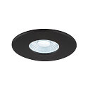 Indbygnings loftlampe UNIVERSAL DOWNLIGHT PHASE s�t med 2 IP20 / IP65, sort d�mpbar