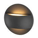 Udend�rs wall luminaire LID II UP/DOWN rund, stiv, CCT Switch IP65, antracit, mat d�mpbar