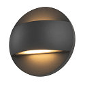 SLV outdoor wall luminaire LID II UP/DOWN round, rigid, CCT Switch IP65, anthracite, mat dimmable