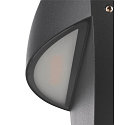 SLV Udend�rs wall luminaire LID II  SINGLE rund, stiv, CCT Switch IP65, antracit, mat d�mpbar