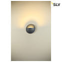 SLV Udendrs wall luminaire LID II IP65, antracit dmpbar