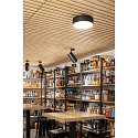 SLV V�g- og Loftlampe MEDO� PRO 30 rund, DALI styrbar IP50, sort d�mpbar