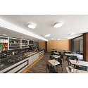 SLV wall and ceiling luminaire MEDO� PRO 30 round, DALI controllable IP50, white dimmable