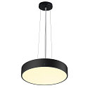 SLV V�g- og Loftlampe MEDO� PRO 40 rund, CCT Switch, direkte / indirekte, UGR < 19 IP50, sort d�mpbar