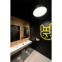 SLV wall and ceiling luminaire MEDO� PRO 60 round, DALI controllable IP50, black dimmable