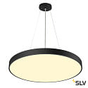 ceiling luminaire MEDO PRO 90 round, DALI controllable, CCT Switch, UGR < 19 IP50, black dimmable