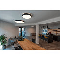 SLV Loftlampe MEDO� PRO 90 rund, CCT Switch, UGR < 19 IP50, sort d�mpbar