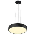 SLV V�g- og Loftlampe MEDO� 40 rund, CCT Switch, direkte / indirekte IP50, sort d�mpbar
