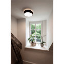 SLV V�g- og Loftlampe MEDO� 40 rund, CCT Switch, direkte / indirekte IP50, sort d�mpbar