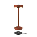 SLV Batteri bordlampe VINOLINA IP54, rust d�mpbar
