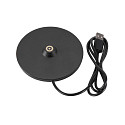 SLV battery table lamp VINOLINA 2-CCT 2-fold, cylindrical, CCT Switch, with touch dimmer, with charging station IP54, black dimmable
