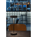 SLV Batteri bordlampe VINOLINA IP54, sort d�mpbar