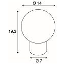SLV Bordlampe LITTLE SUN G9 IP20, kobber