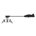 SLV ceiling recessed luminaire NEW TRIA� 68 round GU10 IP20, aluminium