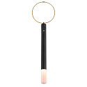 SLV Batteri bordlampe TAHA IP65, sort d�mpbar