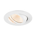 Indbygnings loftlampe NEW TRIA� 68 rund IP20, hvid d�mpbar