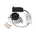 SLV Indbygnings loftlampe NEW TRIA� 75 rund IP20, hvid d�mpbar