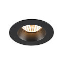 Indbygnings loftlampe NEW TRIA� 68 rund IP20 / IP65, sort d�mpbar