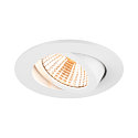 SLV Indbygnings loftlampe NEW TRIA� 68 rund IP20, hvid d�mpbar