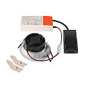 SLV Indbygnings loftlampe NEW TRIA� UNIVERSAL 68 rund IP20, hvid d�mpbar