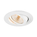 SLV Indbygnings loftlampe NEW TRIA� UNIVERSAL 68 rund IP20, hvid d�mpbar