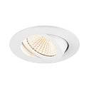 SLV Indbygnings loftlampe NEW TRIA� UNIVERSAL rund IP20, hvid d�mpbar