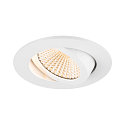 SLV Indbygnings loftlampe NEW TRIA� UNIVERSAL rund IP20, hvid d�mpbar