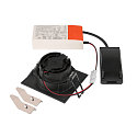 SLV Indbygnings loftlampe NEW TRIA� UNIVERSAL firkantet IP20, sort d�mpbar