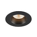 SLV Indbygnings loftlampe NEW TRIA� UNIVERSAL rund IP20 / IP65, sort d�mpbar