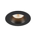 SLV Indbygnings loftlampe NEW TRIA� UNIVERSAL rund IP20 / IP65, sort d�mpbar