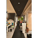 recessed ceiling ring NEW TRIA� 95 square, black
