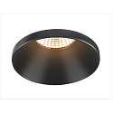 recessed ceiling ring NEW TRIA� 75 round, low, black