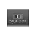 SLV Udend�rs wall luminaire S-CUBE firkantet, CCT Switch, vipbar IP65, antracit d�mpbar