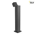 SLV outdoor floor lamp S-CUBE 75 IP65, anthracite dimmable