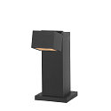 SLV Fatningslampe S-CUBE 35 firkantet, CCT Switch, vipbar IP65, antracit d�mpbar