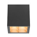 SLV Udend�rs loftlampe S-CUBE down, firkantet, stiv, CCT Switch IP65, antracit d�mpbar