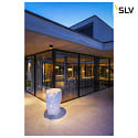 SLV ceiling luminaire S-CUBE IP65, anthracite dimmable
