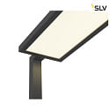 SLV floor lamp WORKLIGHT PRO IP20, black dimmable