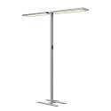 SLV floor lamp WORKLIGHT PRO IP20, grey dimmable