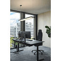SLV pendant luminaire WORKLIGHT PRO up / down, DALI controllable, UGR < 19 IP20, black dimmable